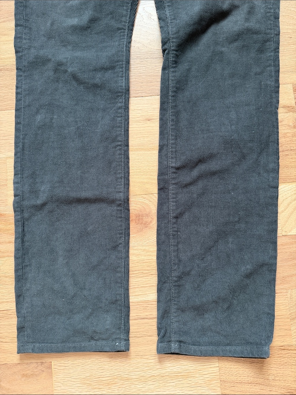 J. Crew Men's Style 250 Corduroy Pants in Dark Gray Waist 34 x Length 34 - Picture 9 of 16